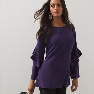 Chico's Ruffle-Sleeve Tunic